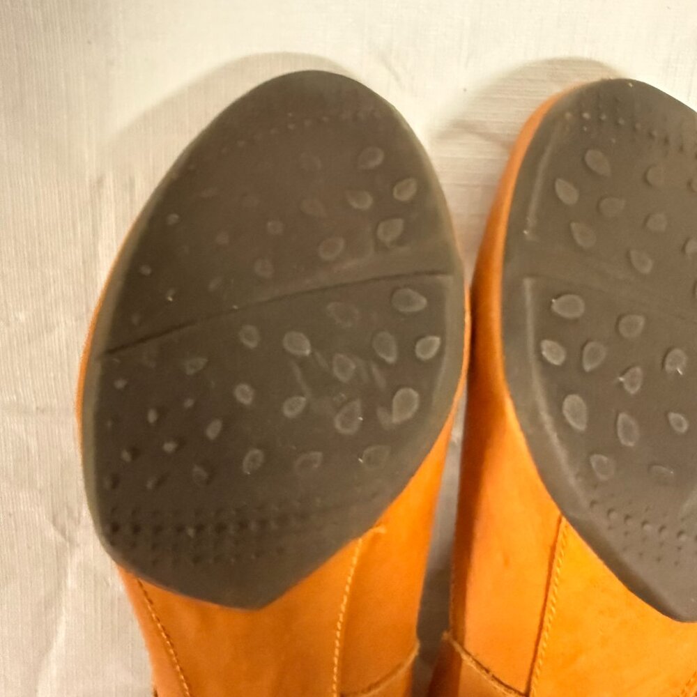 Sergio Tomani Ingrid Naranja Leather Ankle Strap Heels - Size EU 37 - Picture 11 of 14